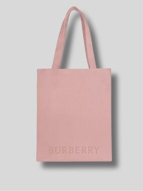 Burberry Pink Canvas Tote Bag New Sealed VIP Beauty Item Shopper